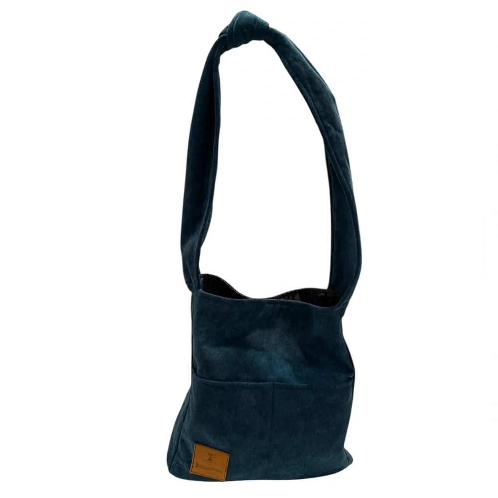 New Hope Girls Hobo Hippie Bag Teal Green Blush Carry Satchel Purse Bag